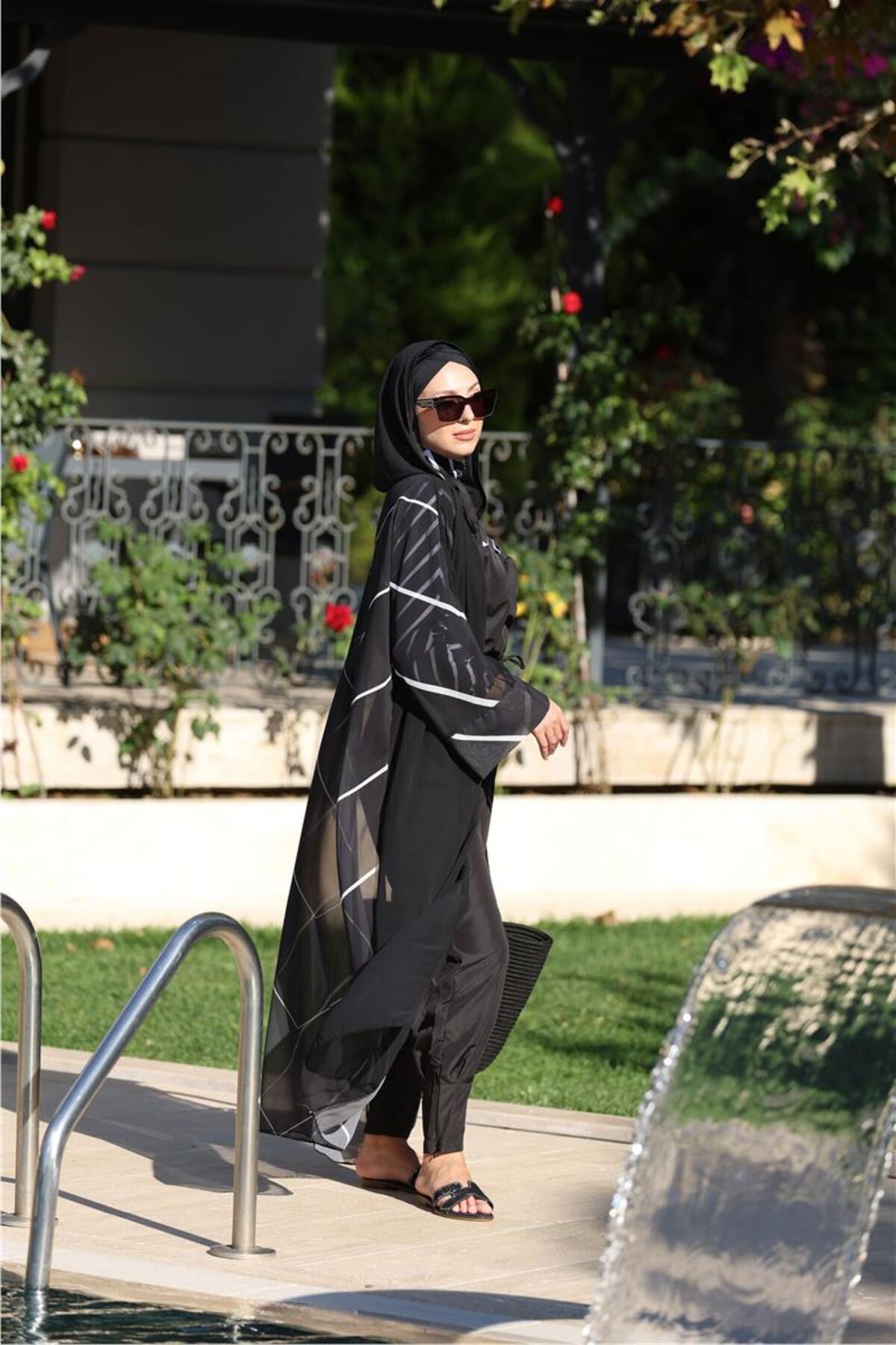 NS TASARIM MAYO-Herringbone Pattern Design Hijab Pareo 2