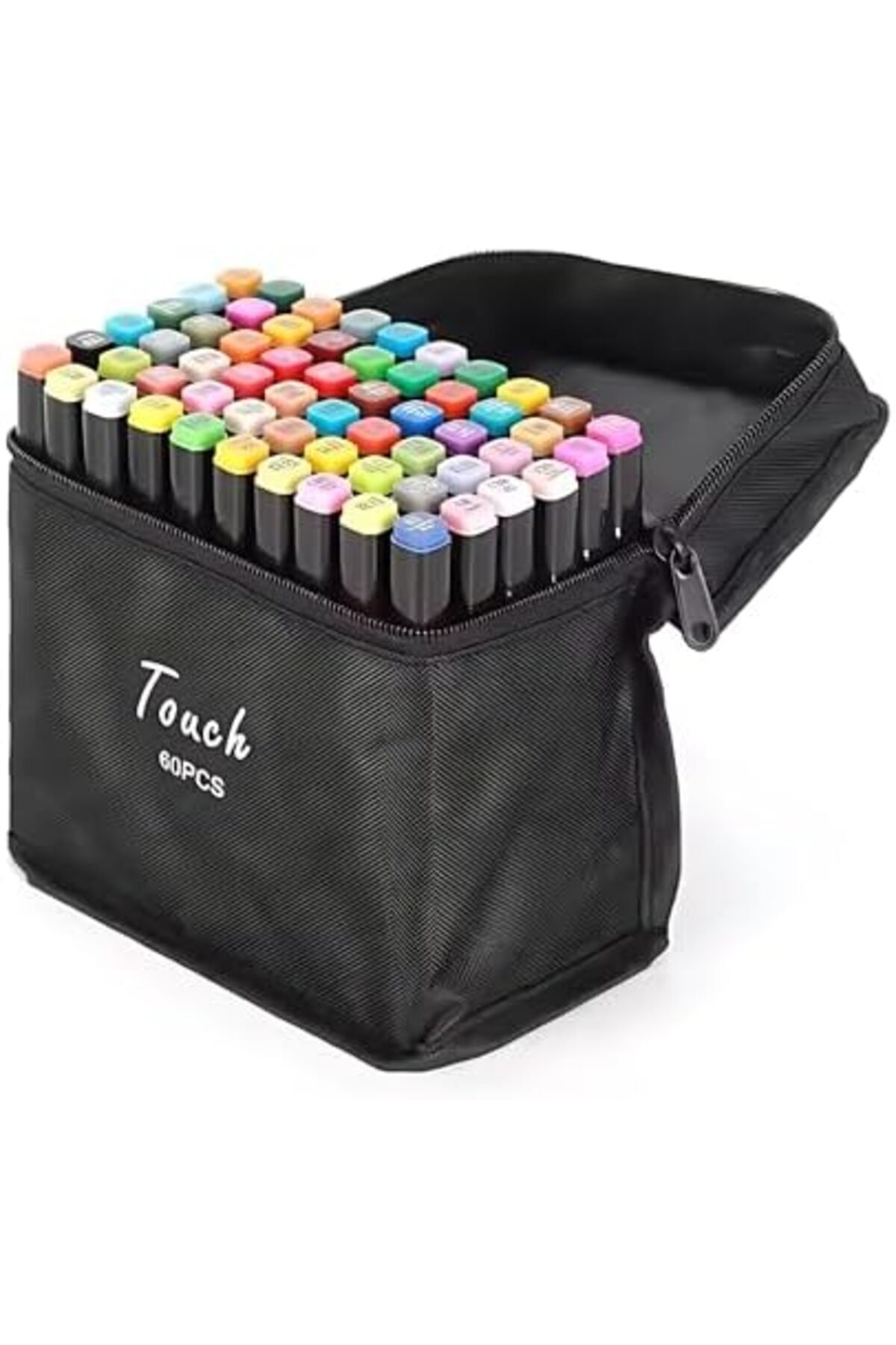 Twisoo-Dual Tip Art Markers with Carrying Case – Odorless & Non-Toxic Twin Head Permanent Colourin 2