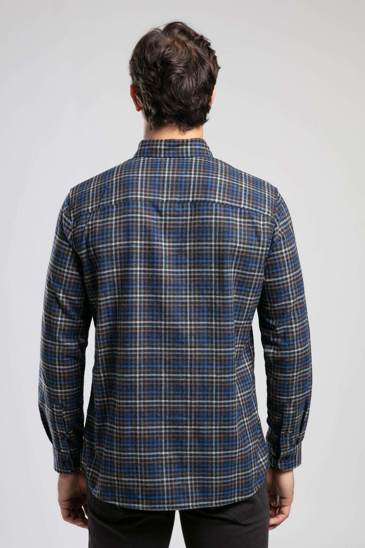 پیراهن مردانه شطرنجی آستین بلند | لی کوپر Lee Cooper 261 LCM 241009 - تصویر 2