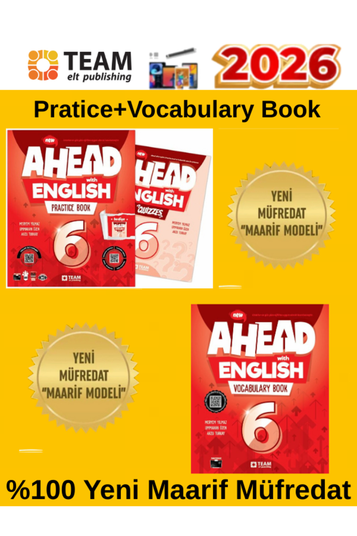 Team Elt Publishing Ahead with English 6.Sınıf 2026 %100 Yeni
