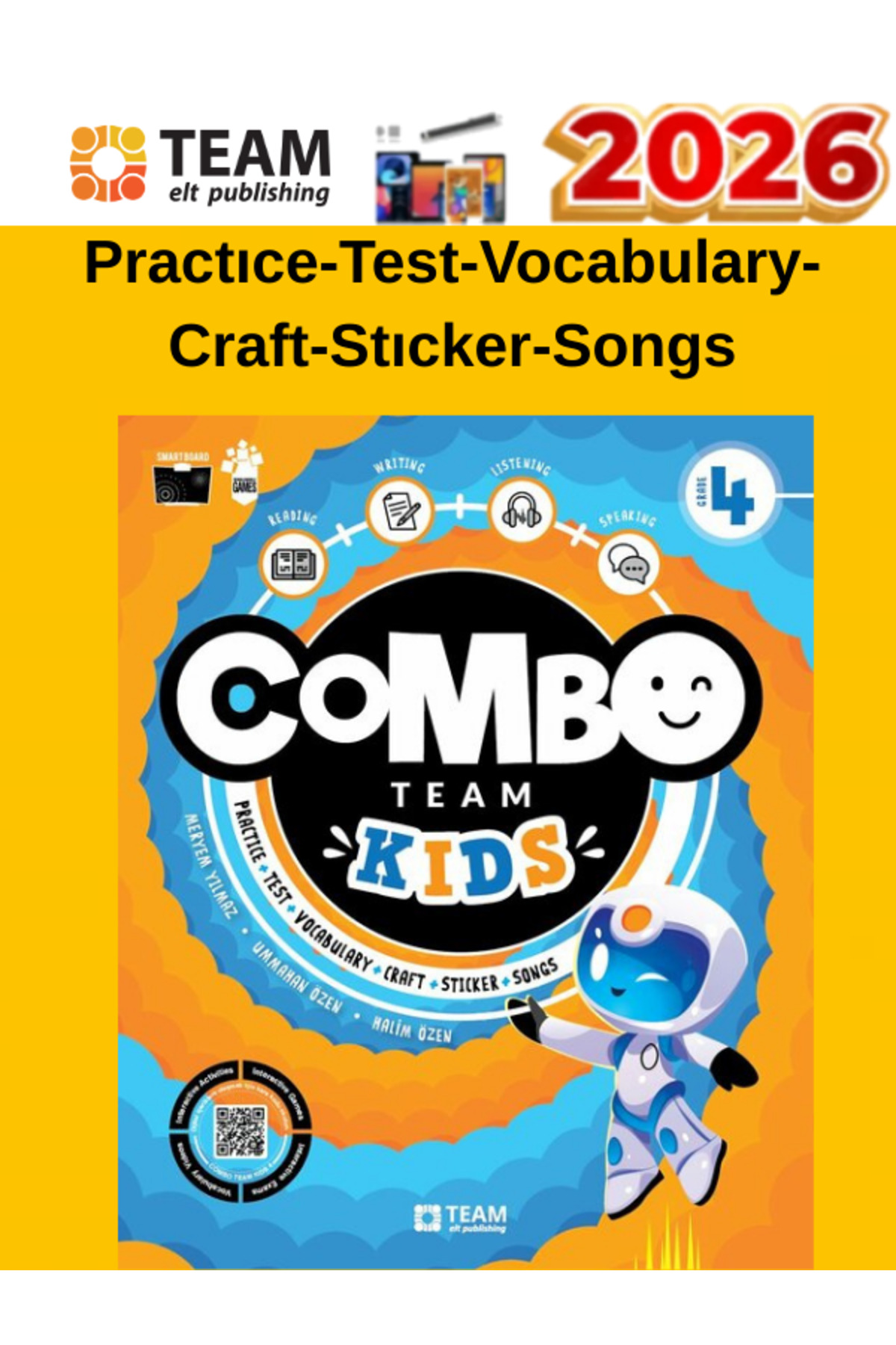 血染めのぬかるみ 英語版 KTK 4枚セット Team Elt Publishing 2025-2026 Müfredat Combo Team Kids 4 Practıce
