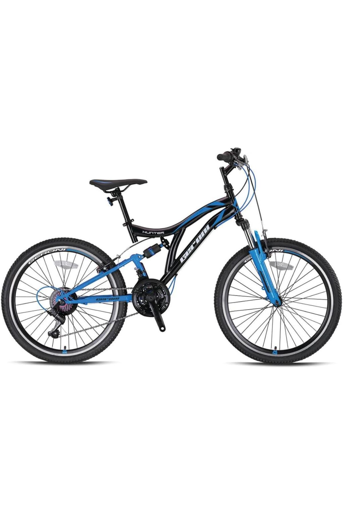 STOREMAX sellbuyst HUNTER - 24" - MTB - 15' - 21 Vites - V.B - Siyah/Gri-Mavi trendy 266450
