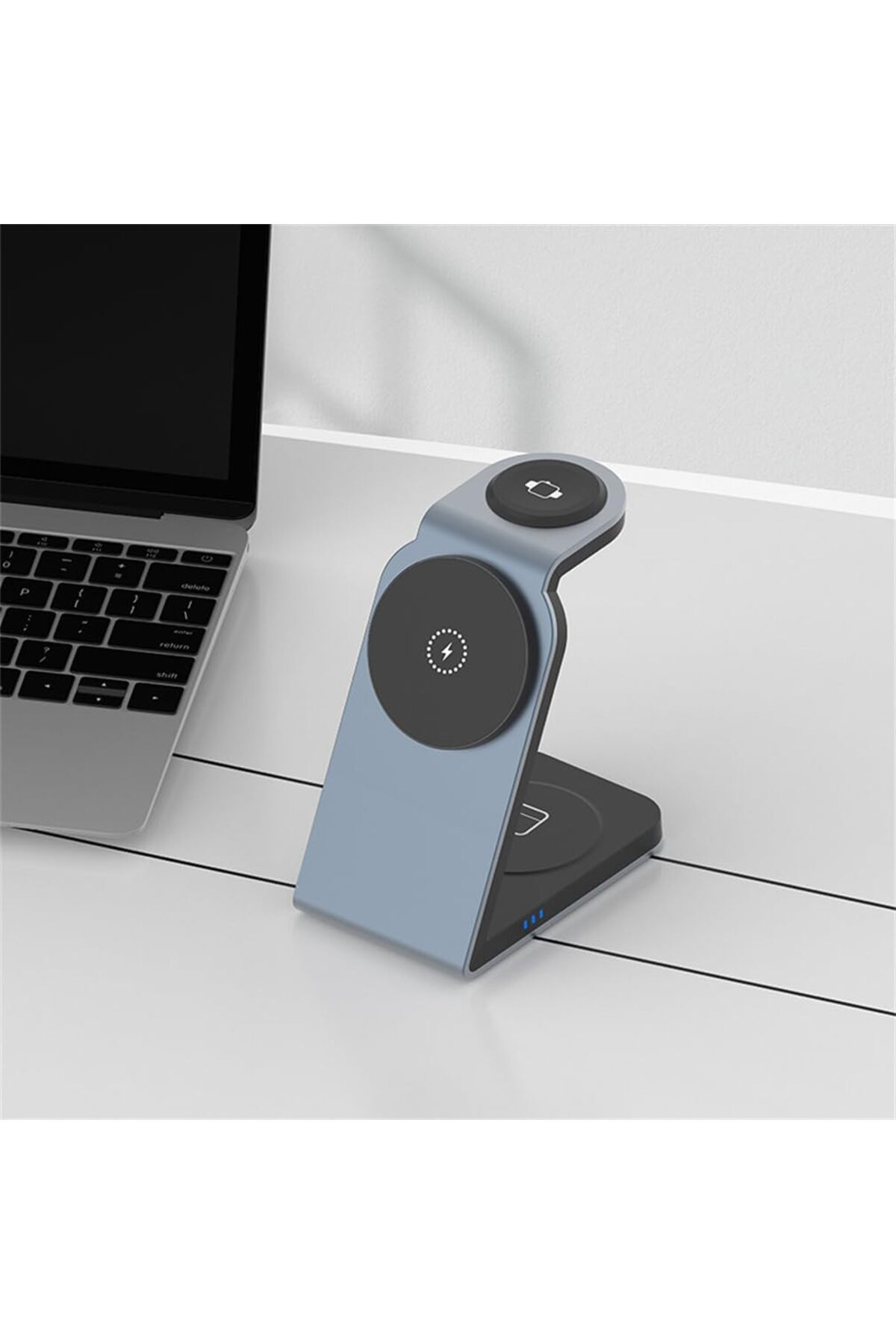 ON Electronics-3 in 1 Wireless Charging Station for Apple Multiple Devices, 15W 5