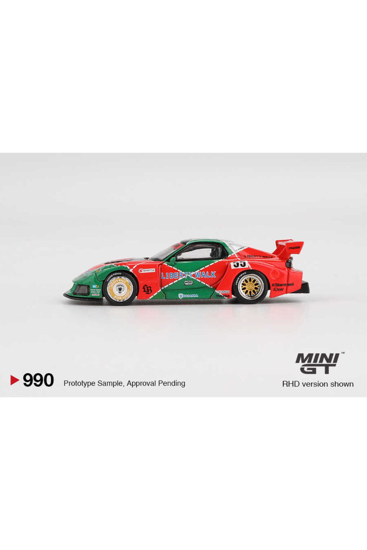 mini gt 1:64 Mazda RX-7 LB-Super Silhouette 787B Diecast Model Araba fotoğrafı 3 (önizleme)