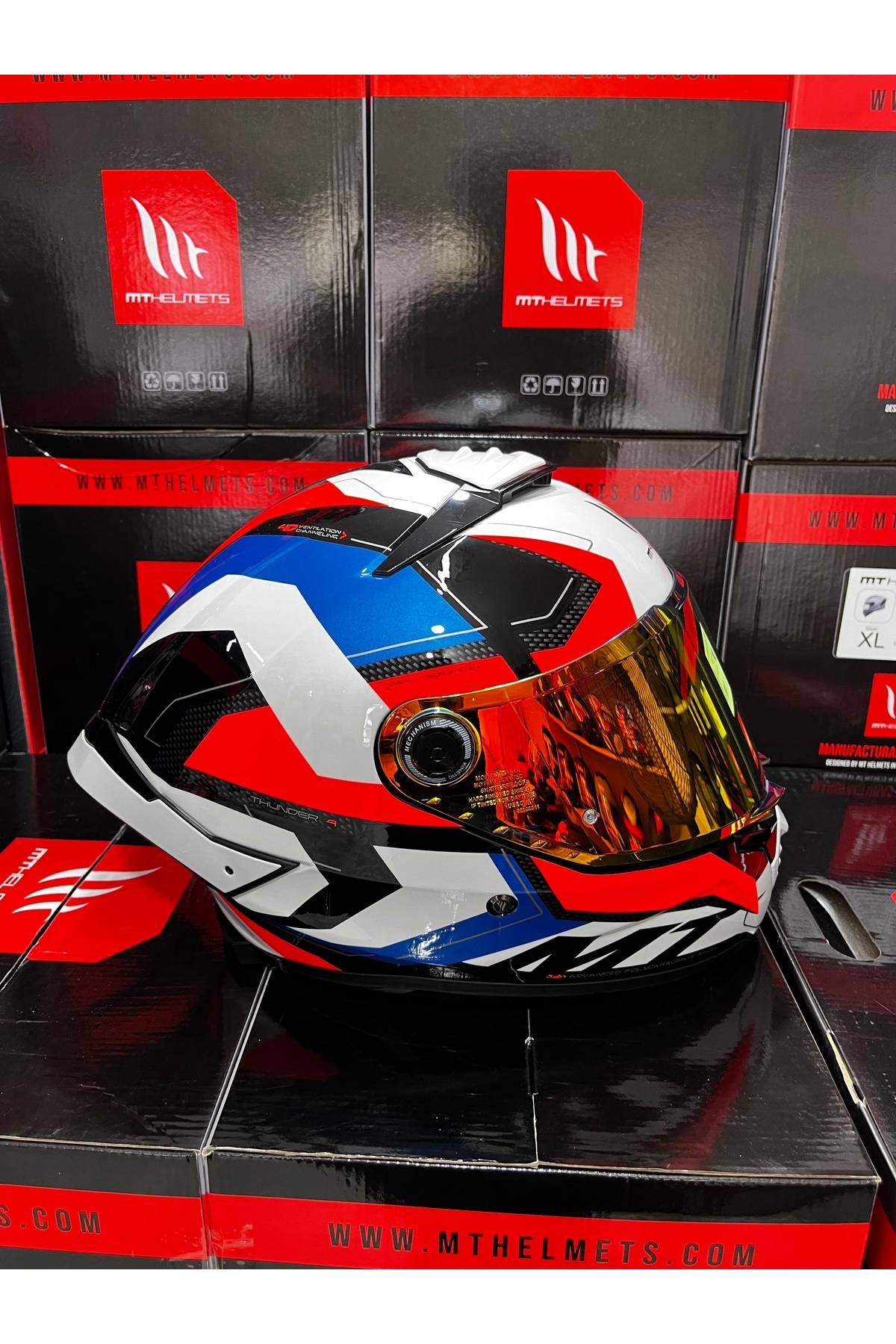 MT Helmets Thunder 4 Sv A0 kask (+1 şeffaf vizörlü)