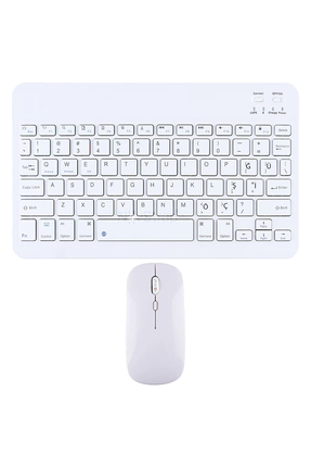 NovStrap Bluetooth Klavye Mouse Seti Şarjlı (Türkçe Q Karakter) Tüm Tablet ve...