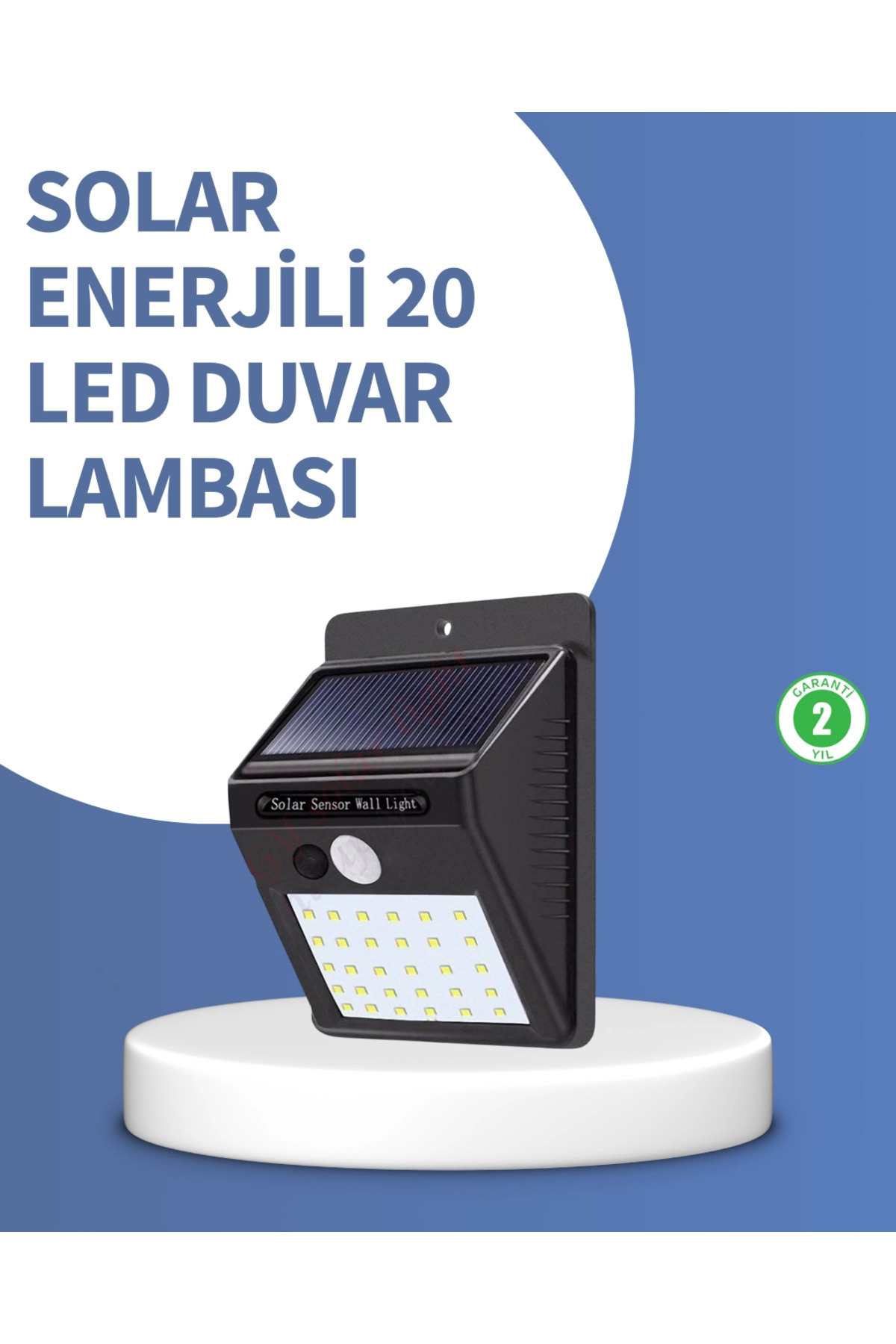 Ronanna IP65 Dayanıklı Solar Enerjili Dış Cephe Aydınlatma