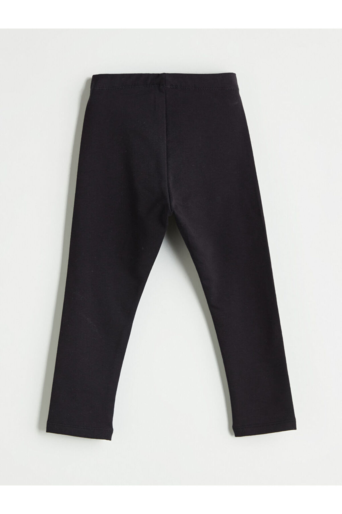 LC Waikiki Siyah Beli Lastikli Baskılı Kız Çocuk Tayt fotoğrafı 3 (önizleme)