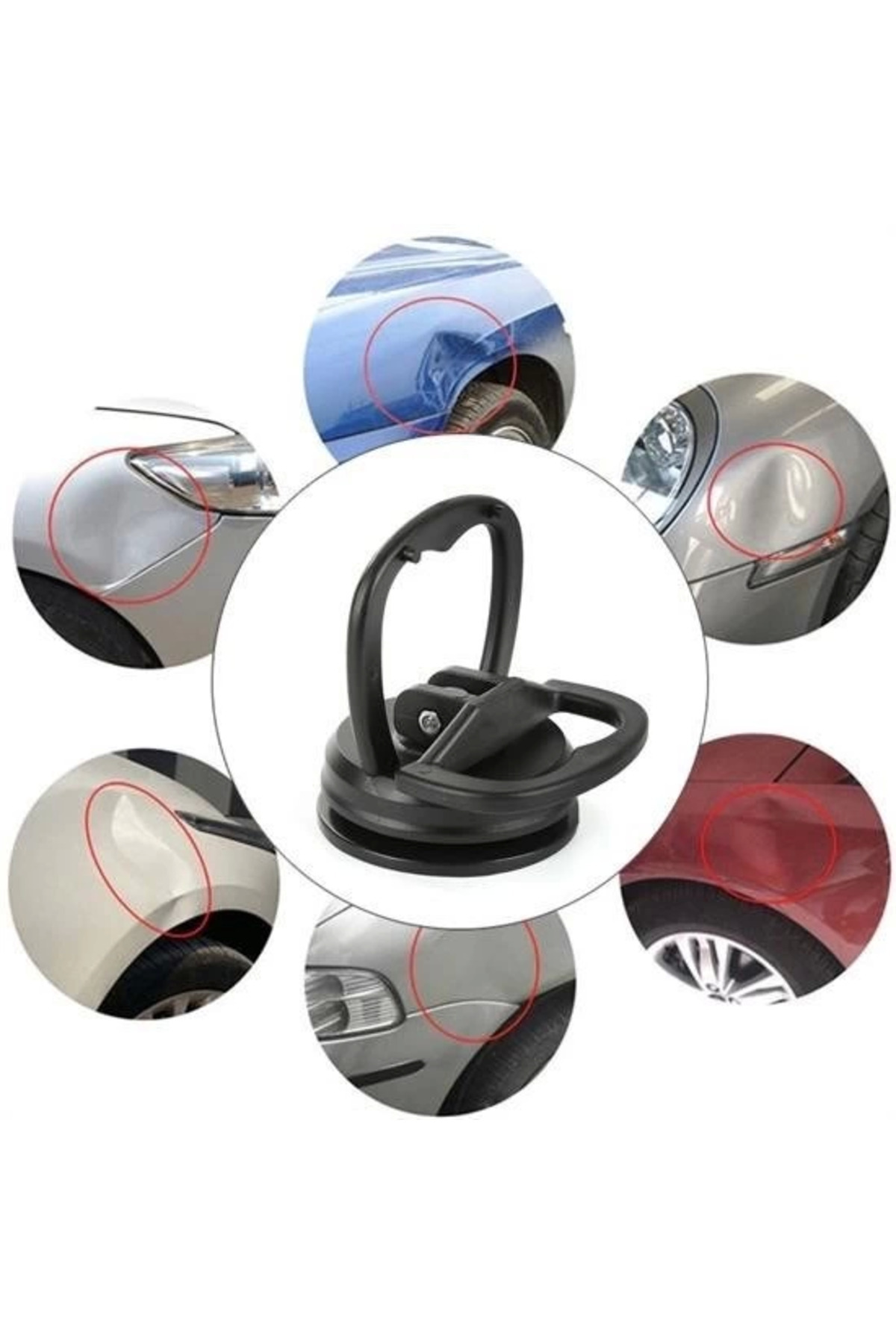 Arenes Çok Amaçlı Vakumlama Araç Göçük Düzeltme Kaporta Çektirme Aparatı Vantuz ( Lisinya ) Uyumlu