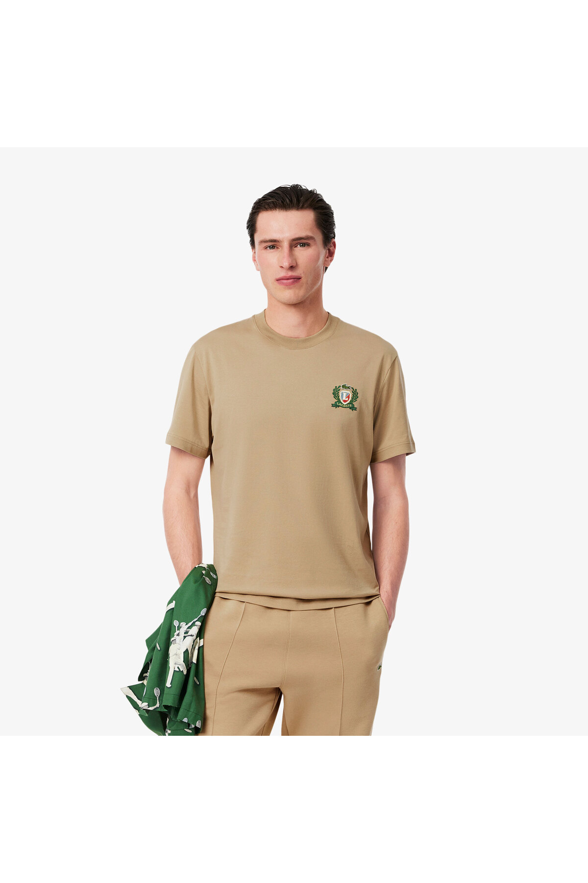 تیشرتمردانهLacosteبژ