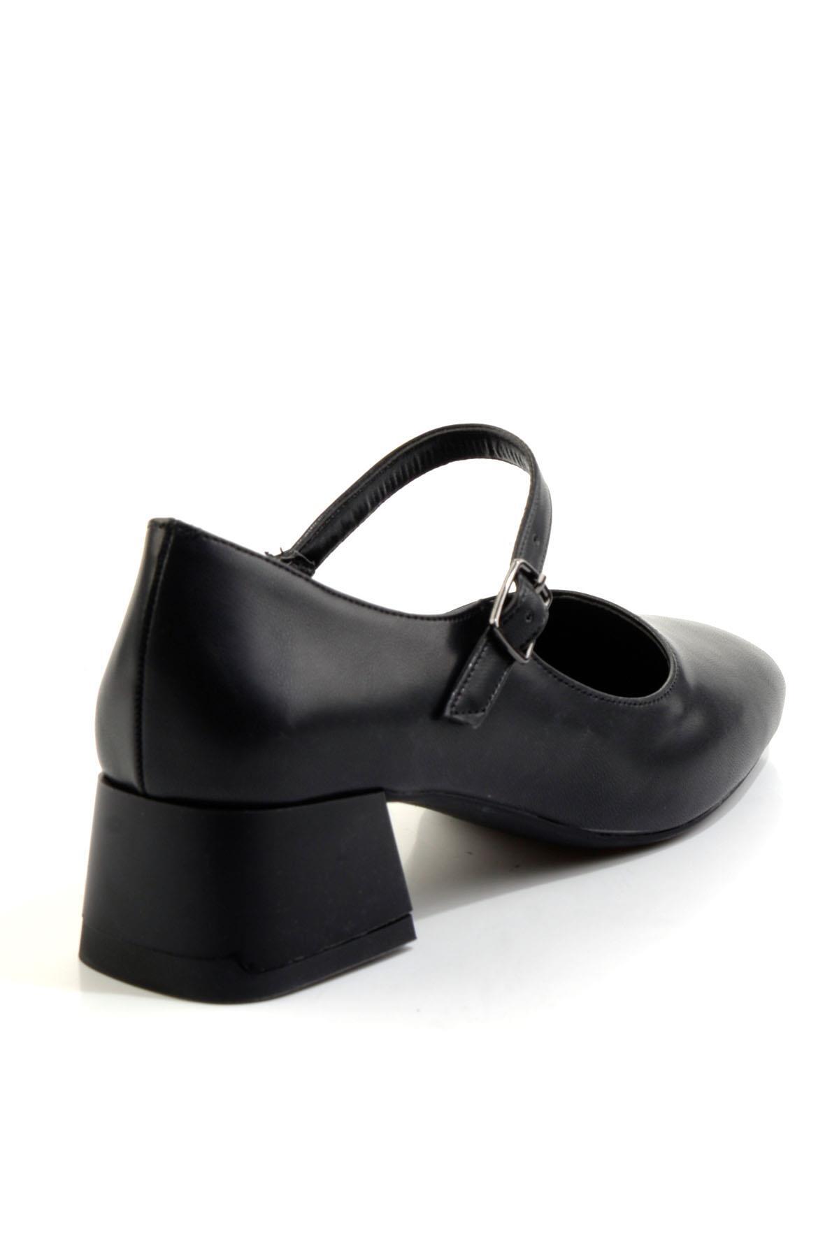 Bambi  Siyah Kadın Klasik Topuklu Ayakkabı K01213034709 - Görsel 3