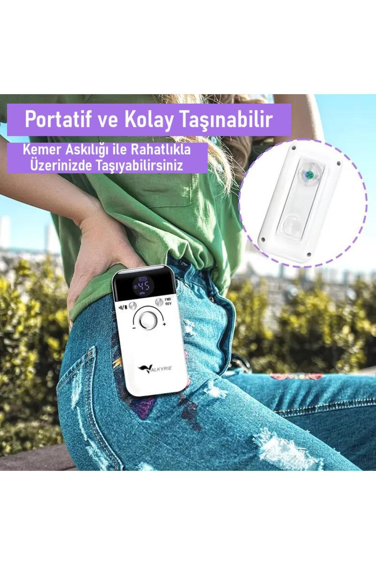 دستگاه فرز ناخن قابل شارژ حرفه ای ۴۵۰۰۰ دور در دقیقه، LCD، ۲۰۰۰ میلی آمپر ساعت، دستگاه مانیکور و پدیکور قابل حمل — دستگاه مانیکور V6 — تصویر 8 از 9