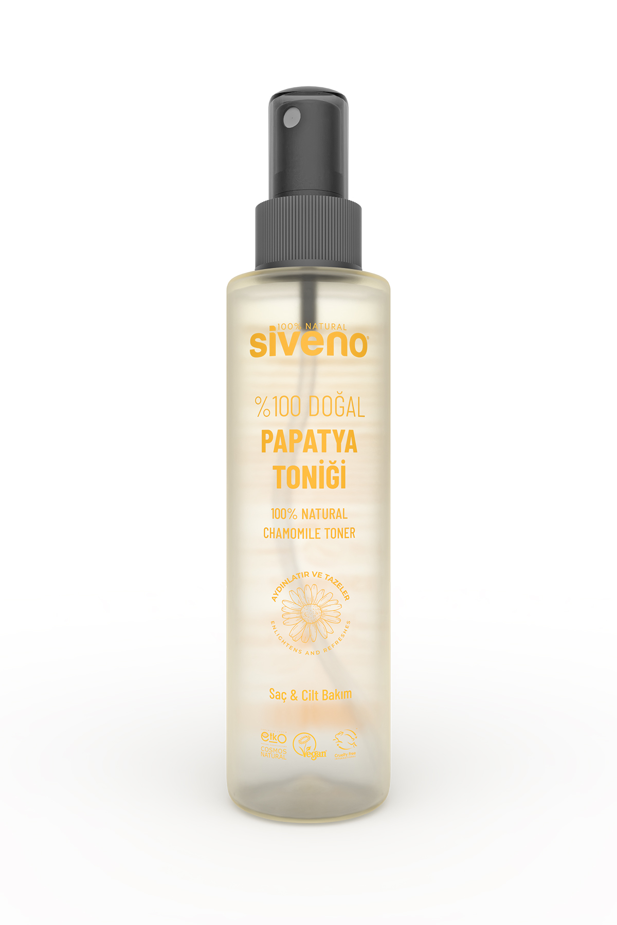 %100 Doğal Papatya Suyu Saç Aydınlatıcı Etkili Arındırıcı Rahatlatıcı Saç ve Cilt toniği 150 ml — MSIV-000197 — تصویر 8 از 8
