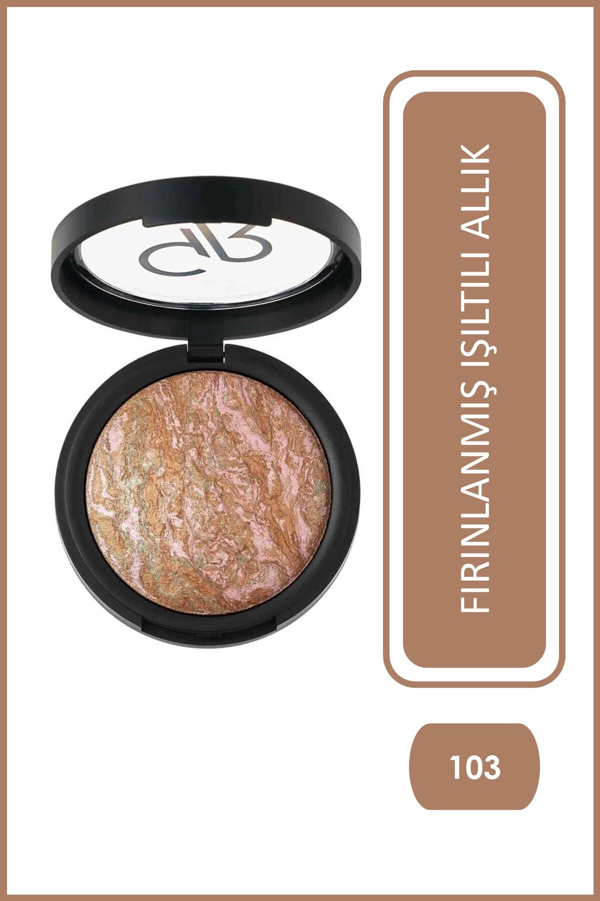 Golden Rose Baked Stardust 103 Işıltılı Fırınlanmış Allık 9 g