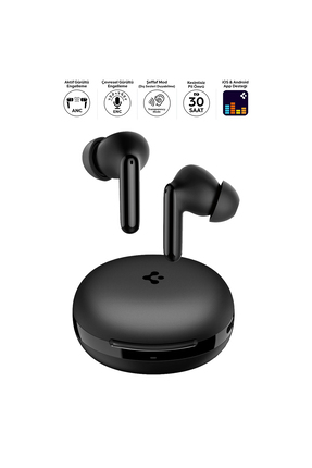 Spigen Audio TWS S10 Bluetooth Kablosuz Kulaklık ANC Aktif Gürültü Engelleme ...