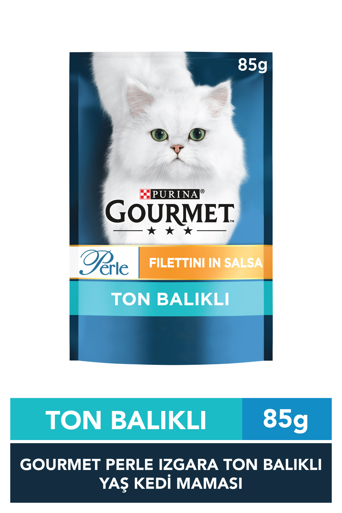 Gourmet Perle Izgara Ton Balıklı Pouch Yetişkin Kedi Yaş Maması 85 Gr(.09/2025) - Petshopundan