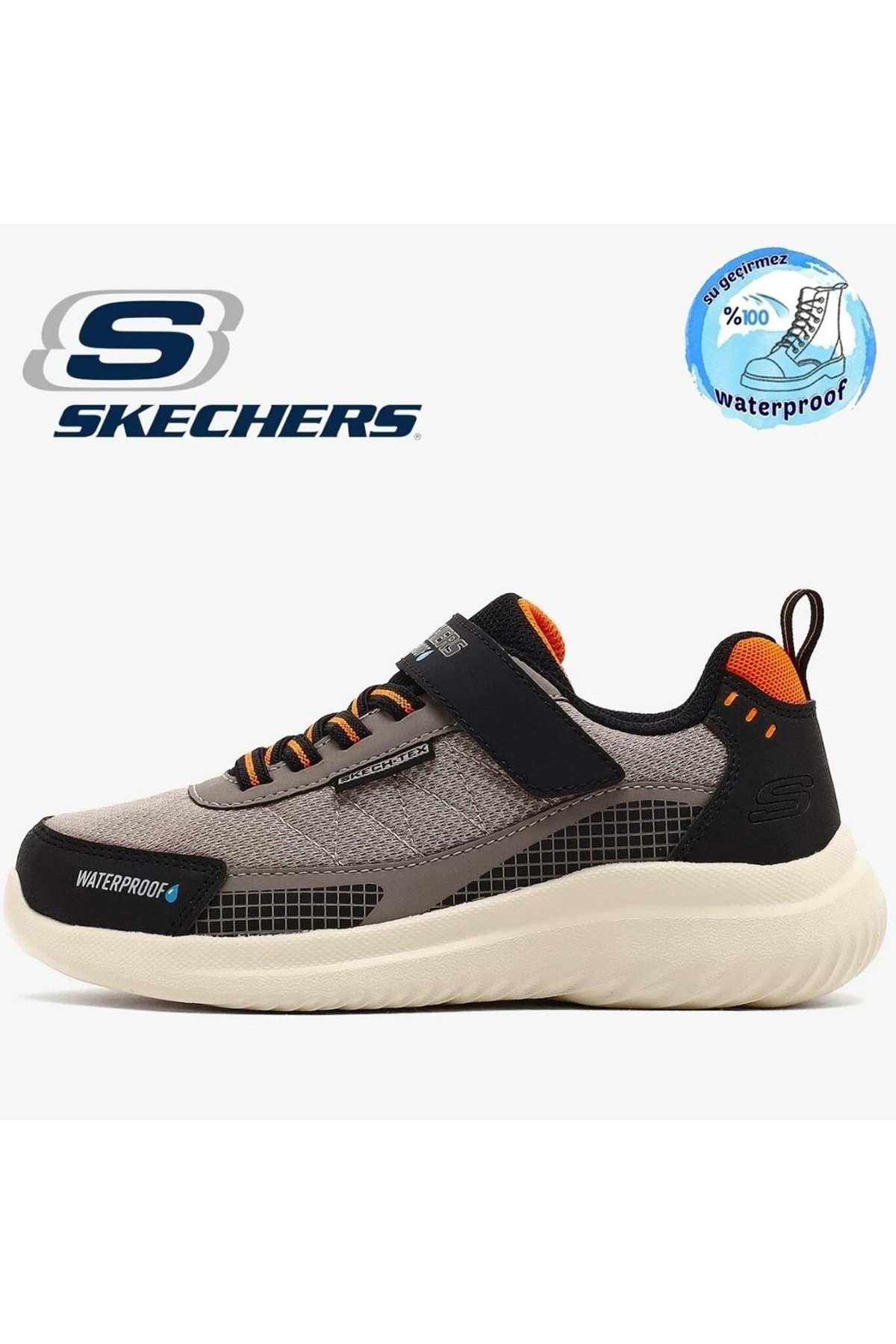 اسکچرز کفش ورزشی ارتوپدی کودکان Bounder 2.0 Aqua Pace ضد آب 406341L بژ