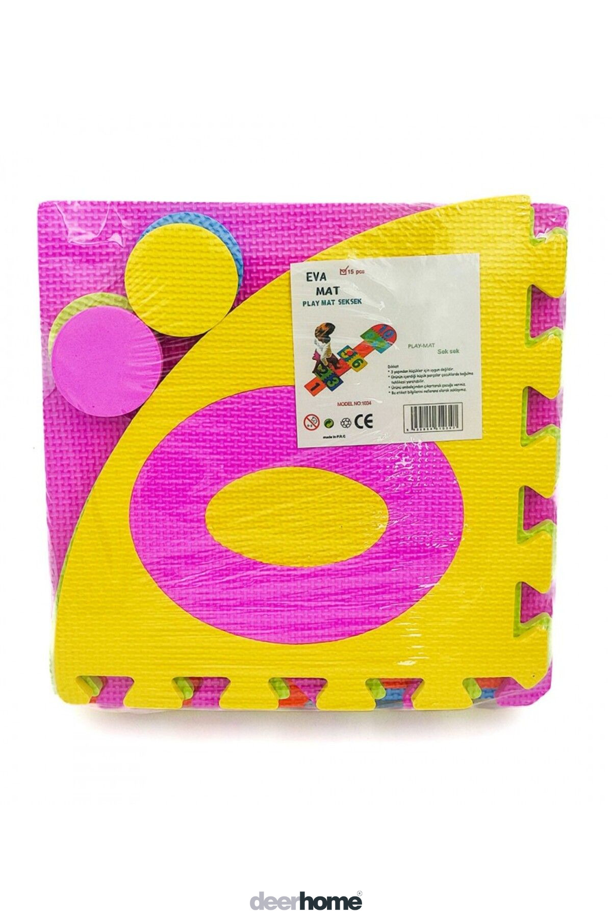 direkstoktan Deerhome Eva Mat Play Mat Sek Sek Oyun Matı Oyun Karosu 10 Parça fotoğrafı 5 (önizleme)