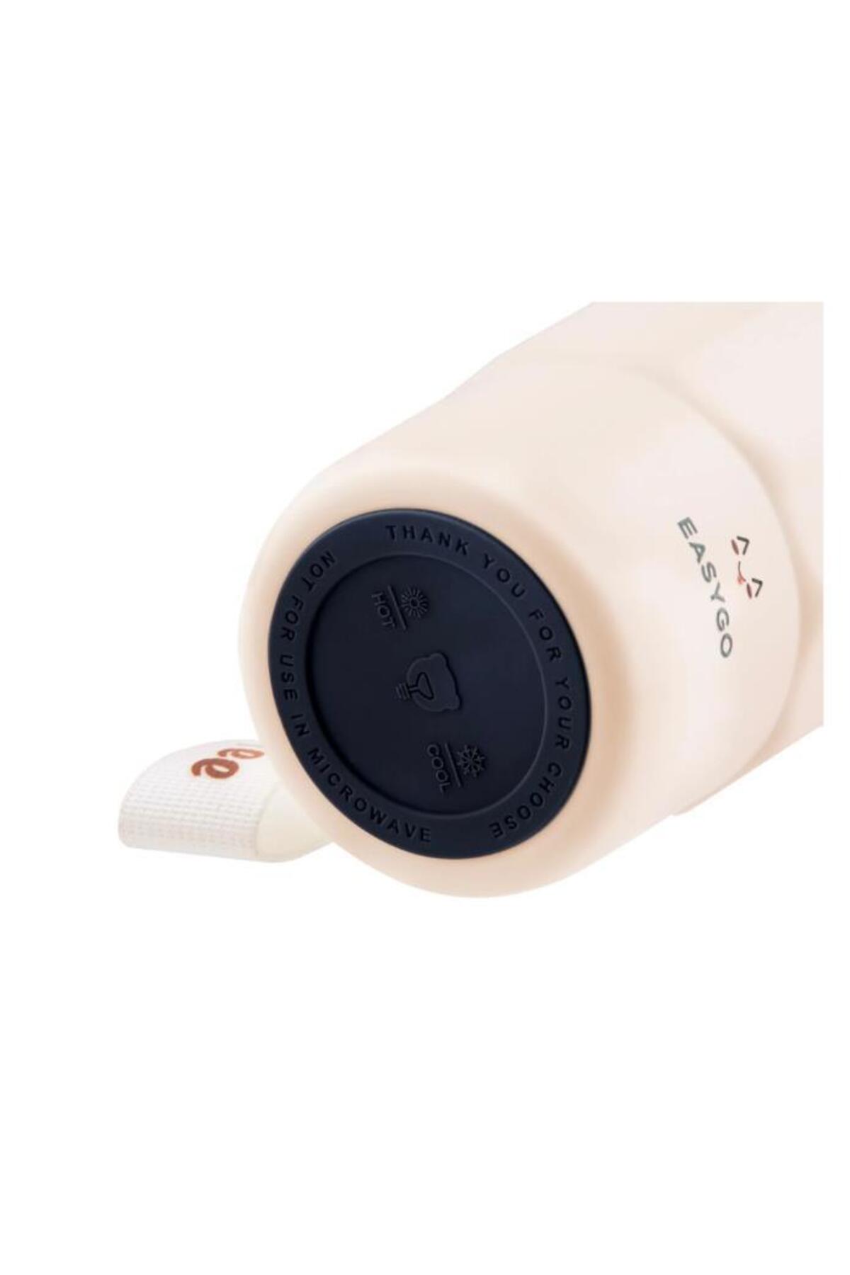 Daima Easy Go 380 ml Sıcak Soğuk Çelik Krem Termos fotoğrafı 3 (önizleme)