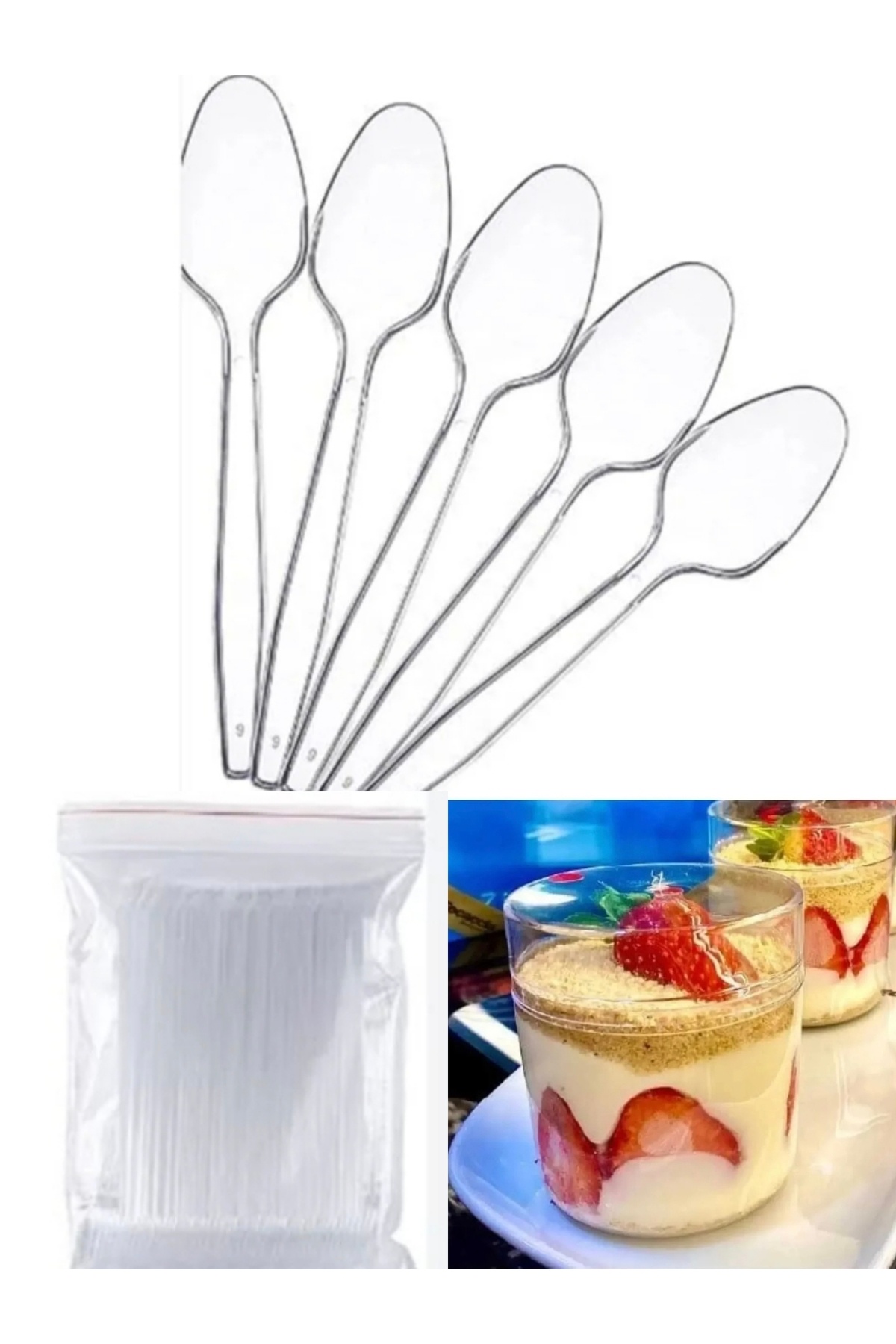 Magnolya Kasesi Tatlı Salata Sunum Kabı Kristal Mika Kullan At 300CC Sert Plastik 10 Adet Kap+Kapak — Koksal Pack — Kase (2)