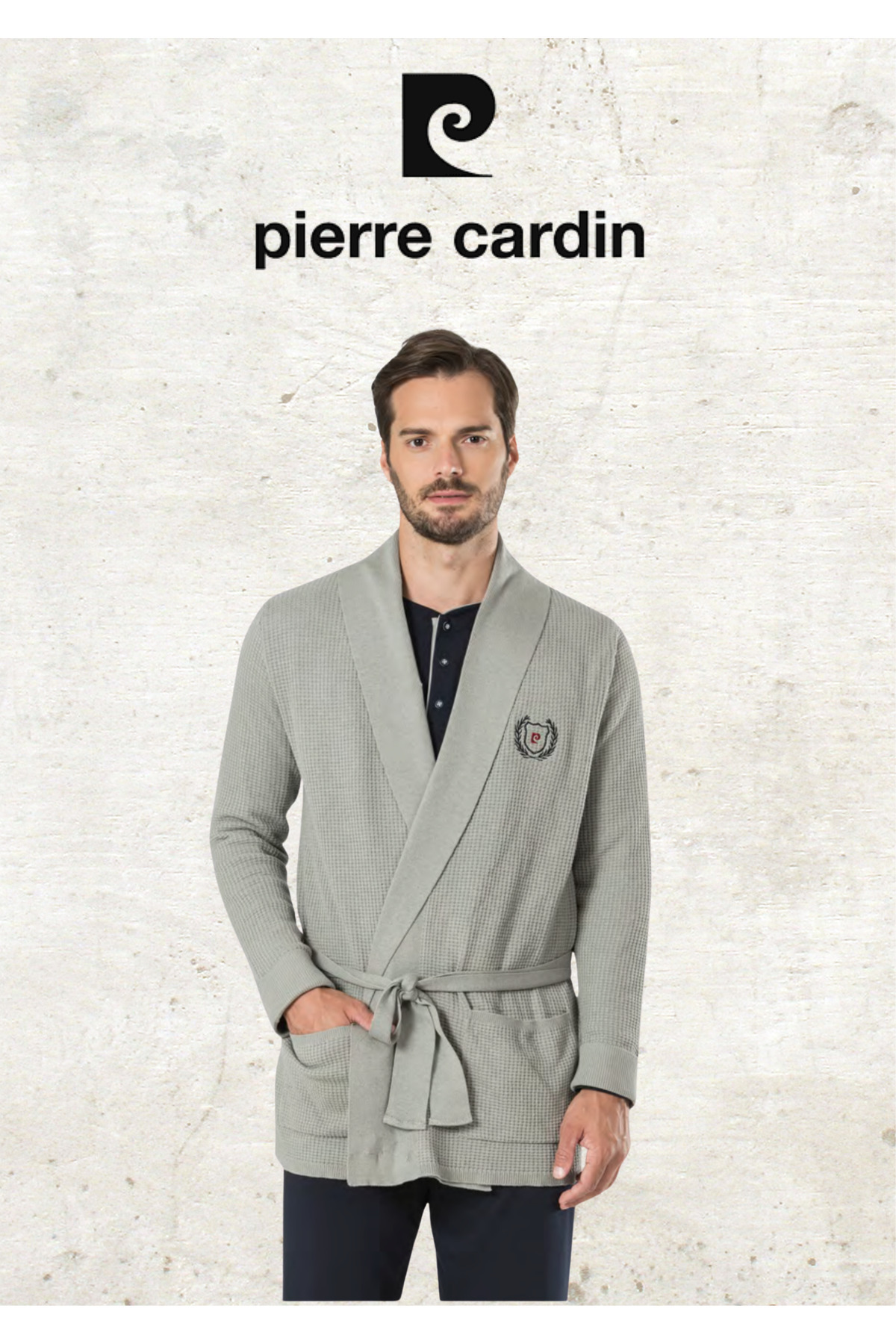 ست پیژامه مردانه راسته فاق نرمال آستین بلند | پیر کاردین Pierre Cardin OL.PC.5595.291 - تصویر 3