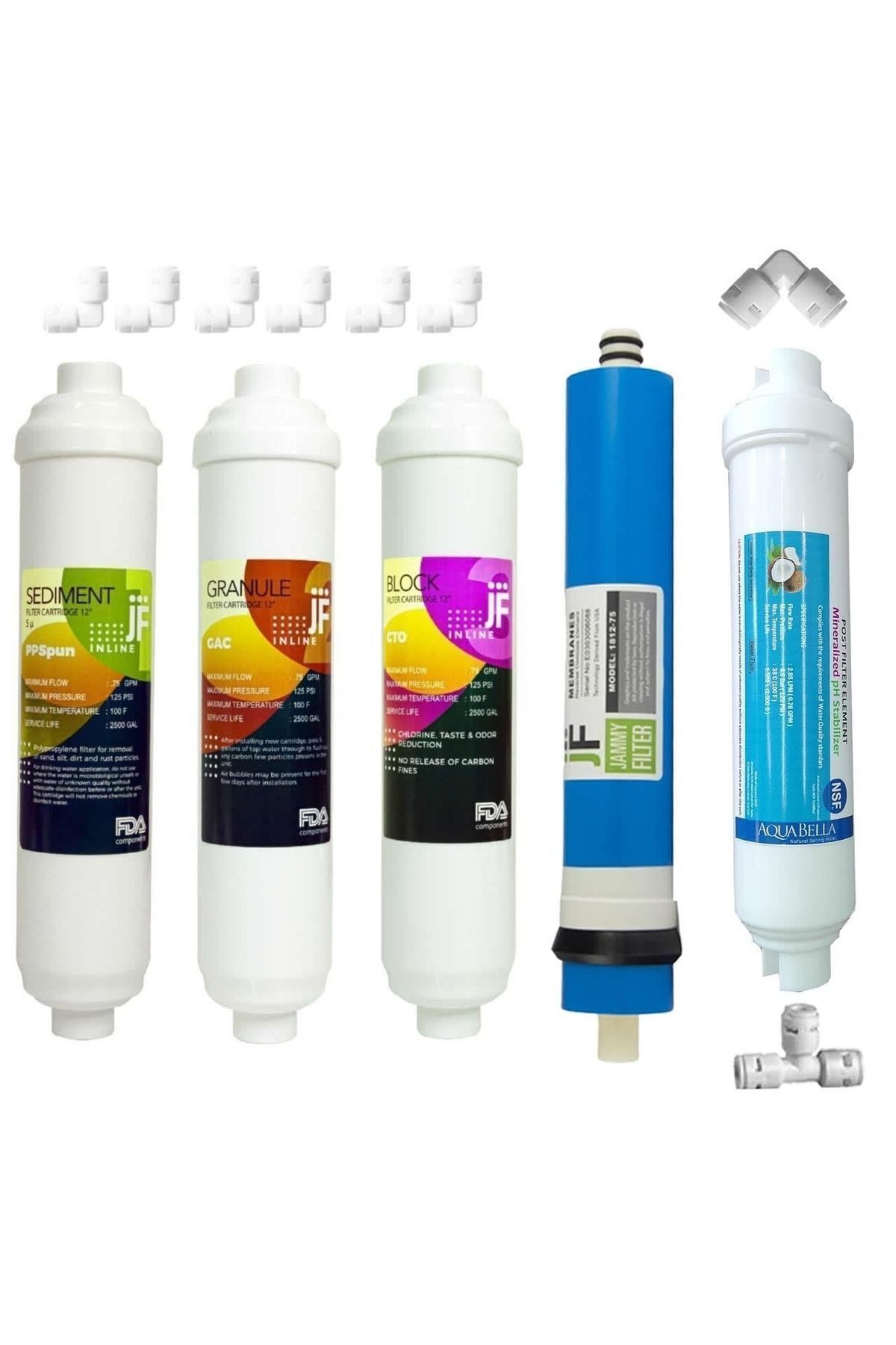 LG AQUA BELLA Aqua Line Marka Filtre Inline Kapalı Kasa 3lü Filtre Seti