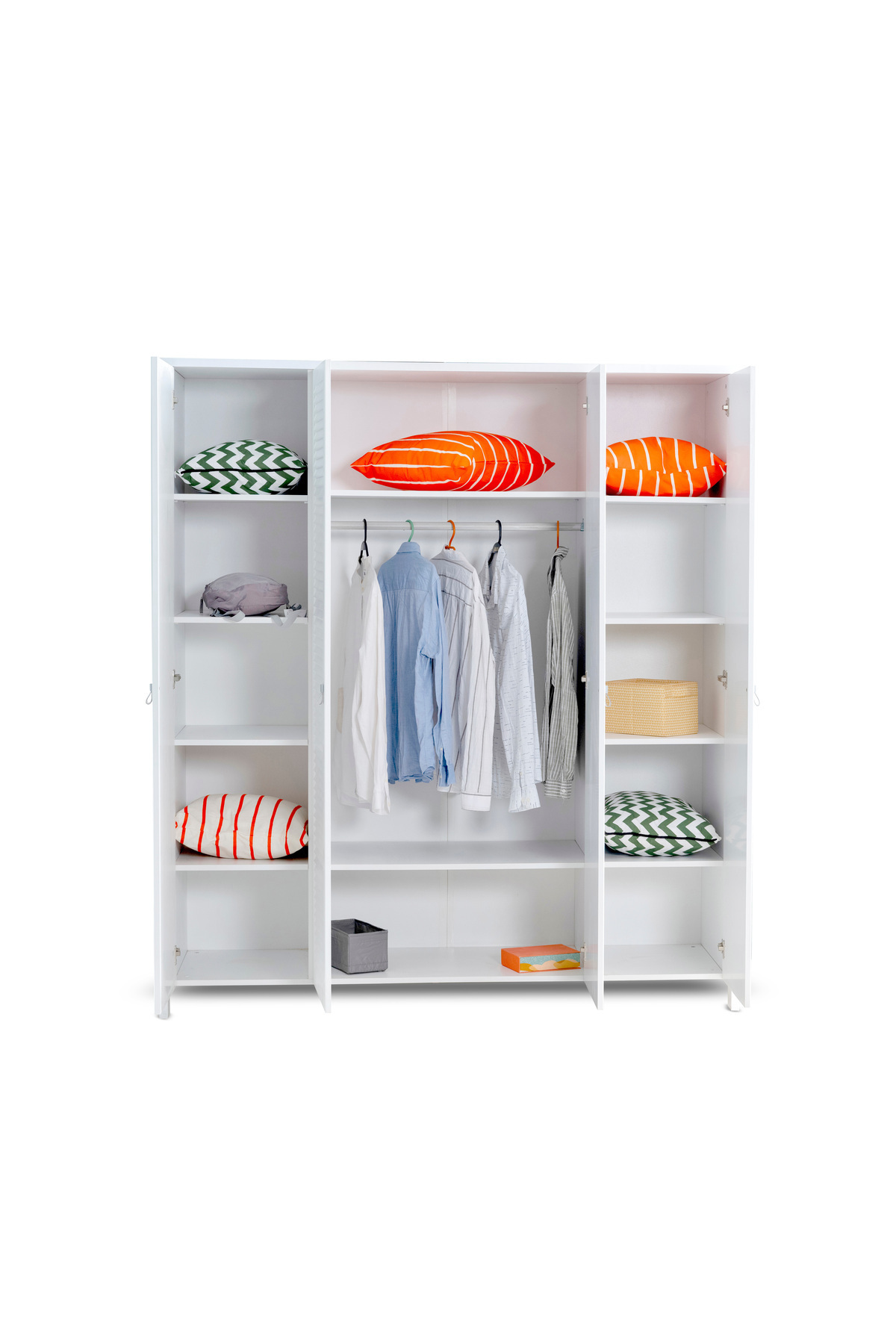 Cozibo Loren 4 Kapılı Dolap, Bebek ve Genç Odası Dolap fotoğrafı 2 (önizleme)