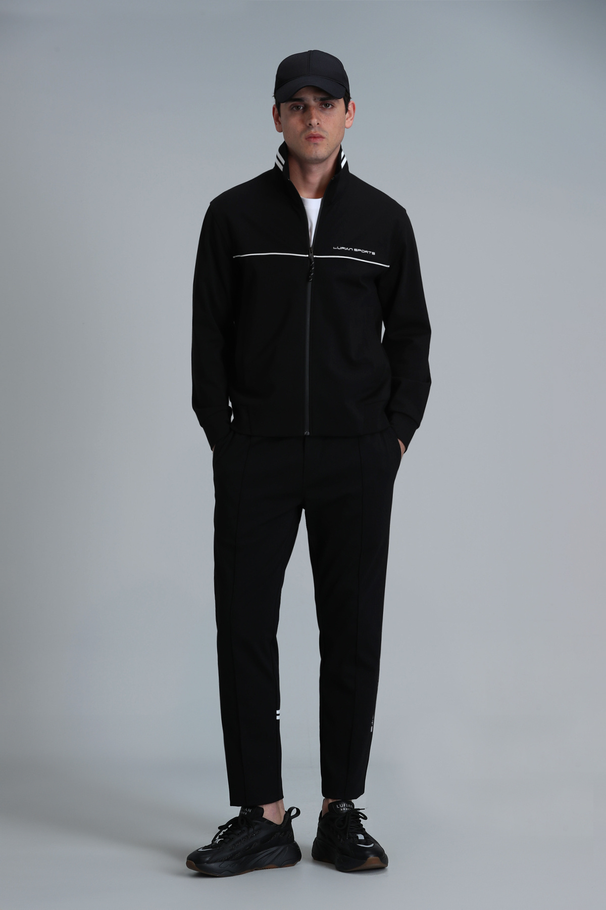 Lufian-Huge Tracksuit Top Black 2