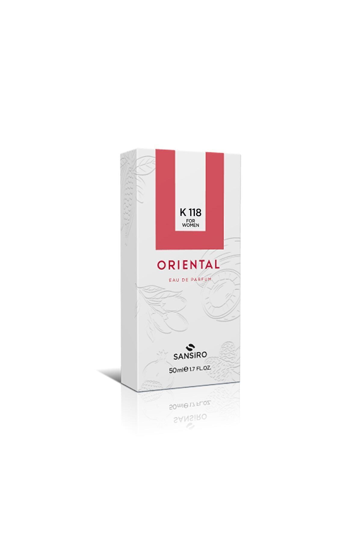 عطر زنانه K-118 ادوپرفیوم 50 میلیلیتری زنانه | سنسیرو Sansiro 1050.01010.2118 - تصویر 3