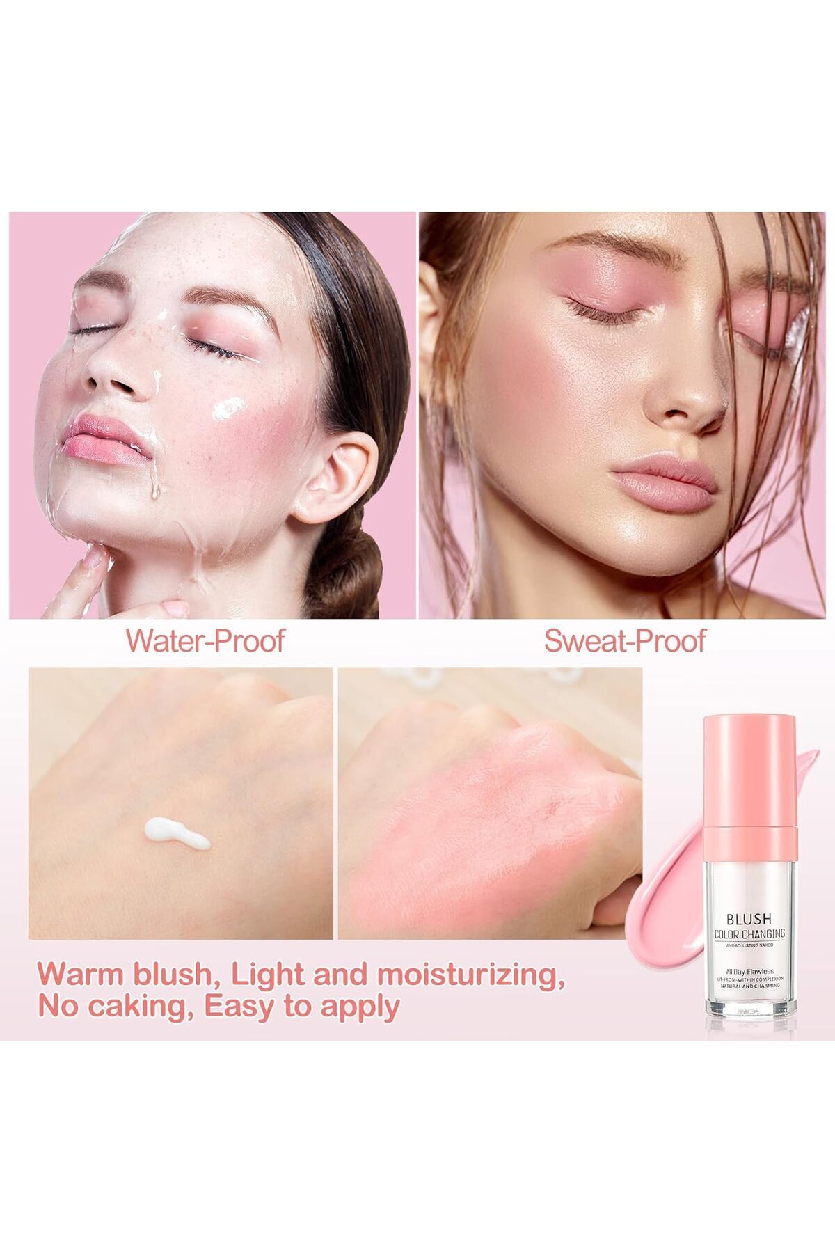 TLM-Magic Color Changing Foundation Body Heat Sensitive Soft Matte Long-Lasting Liquid 30ml 3