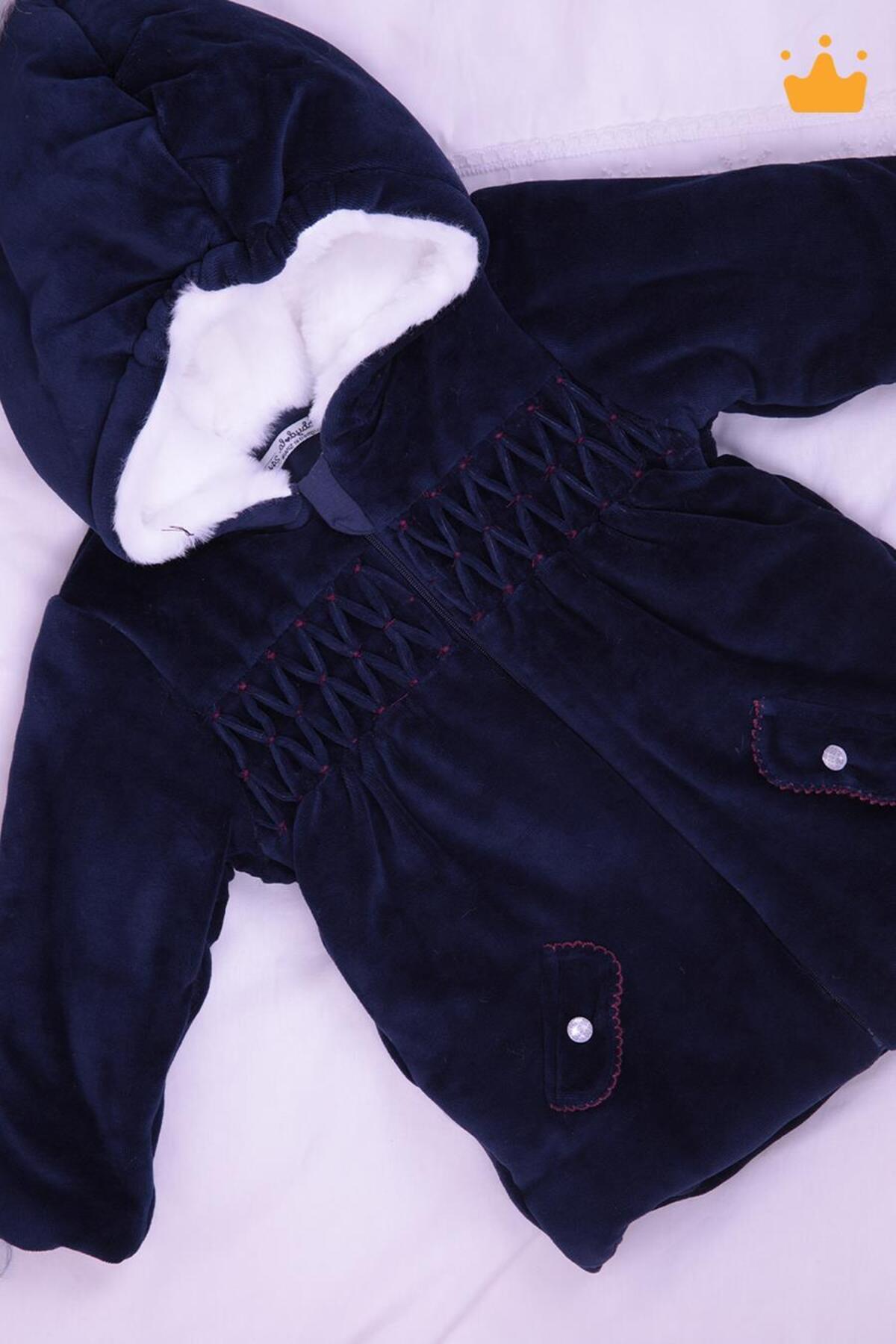 Babyhola Bebek Çocuk Kadife Kaban 12569 fotoğrafı 5 (önizleme)