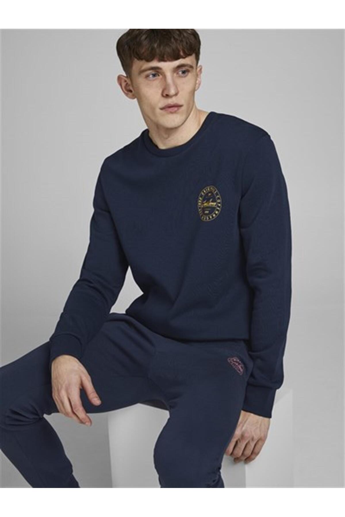 شلوار گرمکن ورزشی مردانه راسته فاق نرمال | جک اند جونز Jack & Jones 12165322 - تصویر 4