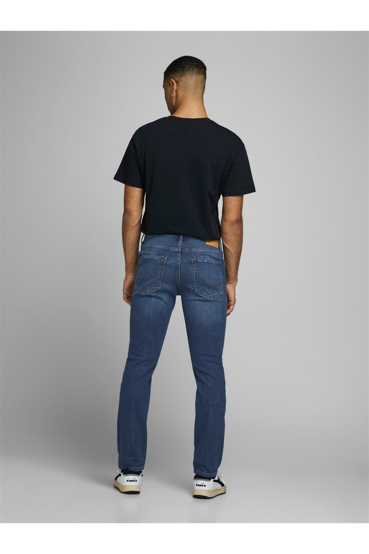 شلوار جین مردانه راسته فاق کوتاه | جک اند جونز Jack & Jones 12152347 - تصویر 2
