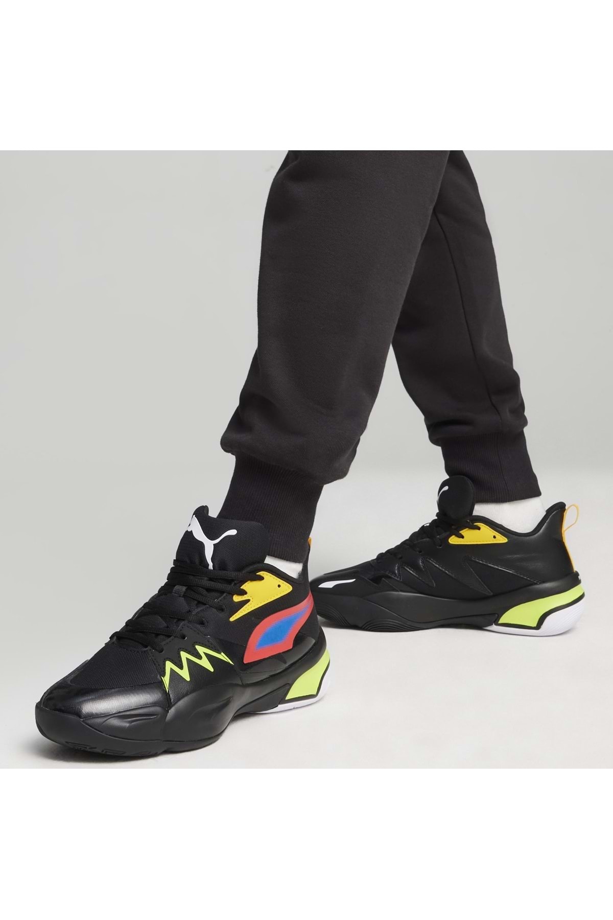 Puma Genetics 379905 Basketbol Ayakkabısı Unisex Spor Ayakkabı SİYAH görsel 4