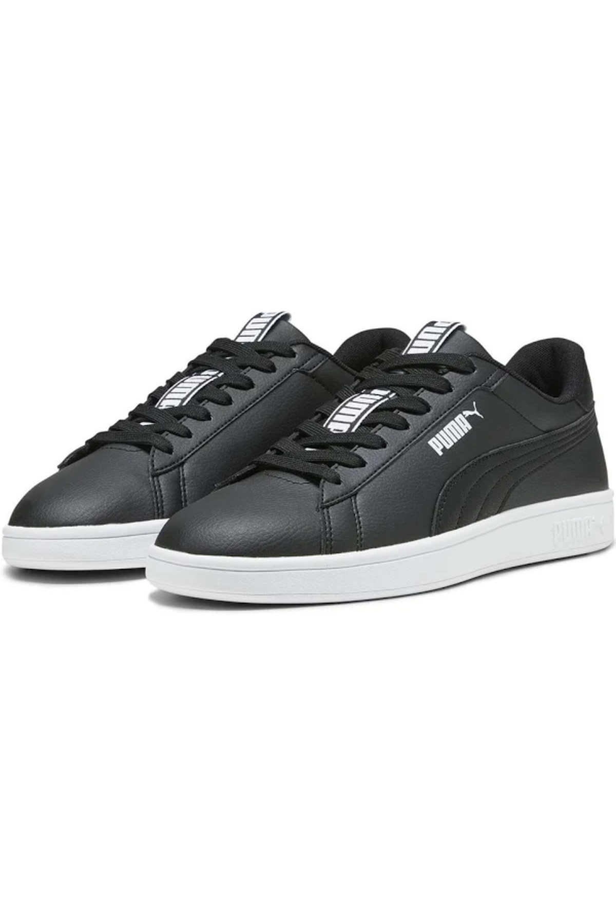 پوما Smash 3.0 Logobsession Unisex Lace-Up Sneakers BLACK