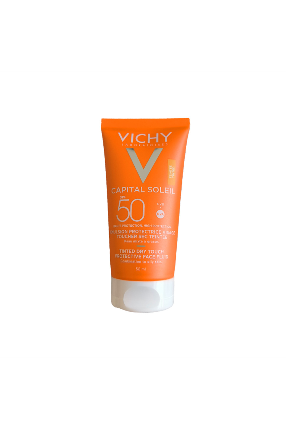 Vichy-VICHY CAPITAL SOLEIL, mattifying sunscreen emulsion SPF50, 50 ml 1