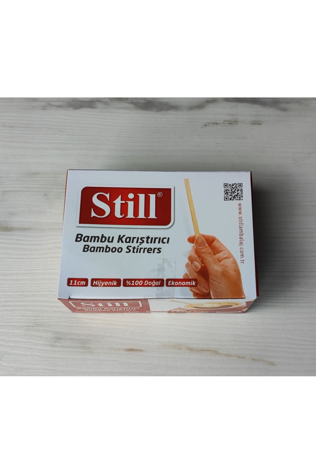 maycup Ahşap Karıştırıcı & Tahta Karıştırıcı Bambu 1 Paket 400 Lü Bambu Tahta Karıştırıcı