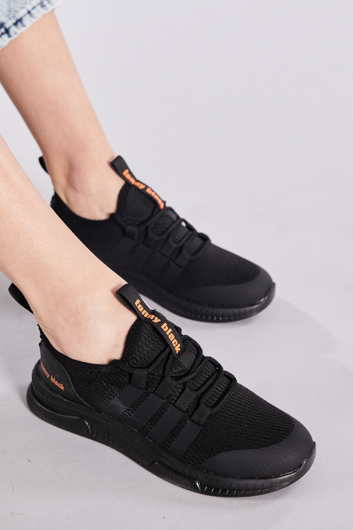 Tonny Black  Unisex Siyah Spor Ayakkabı Tbqnt - Görsel 5