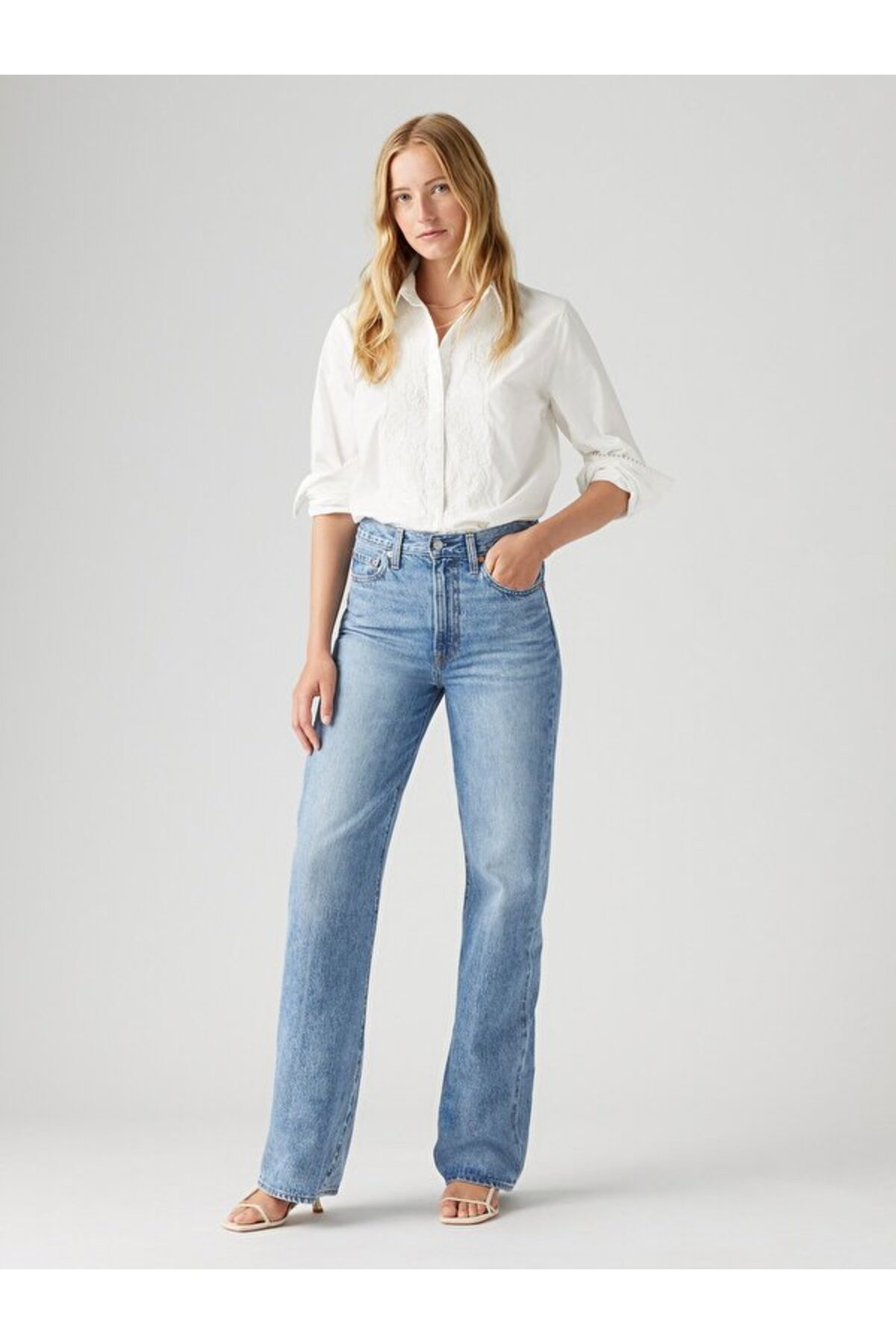 Levi's  Ribcage Wide Leg Kadın Jean Pantolon - Not The Same - Görsel 4
