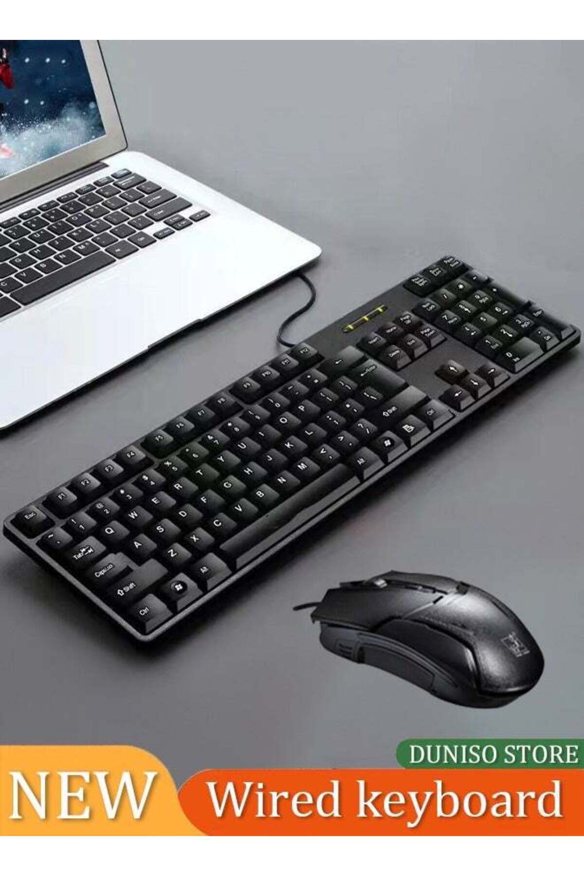 fun zone-DUNISO Wired Keyboard and Mouse Combo 1