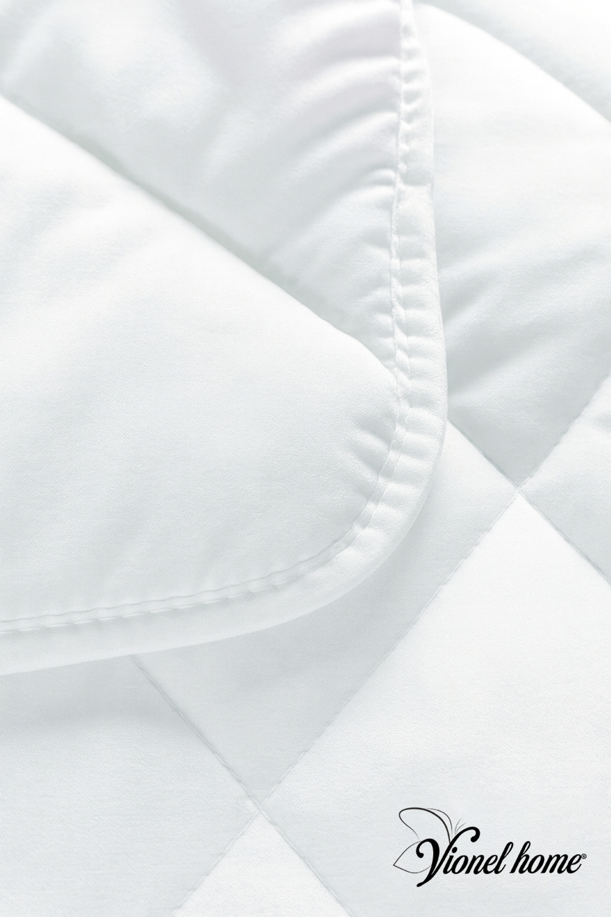 Vionel Home Ecotermo Beyaz Bebek Yorganı 95x145 Cm + 1 Adet 35x45 Bebek Yastığı | Yumuşak & Nefes Alabilen fotoğrafı 4 (önizleme)