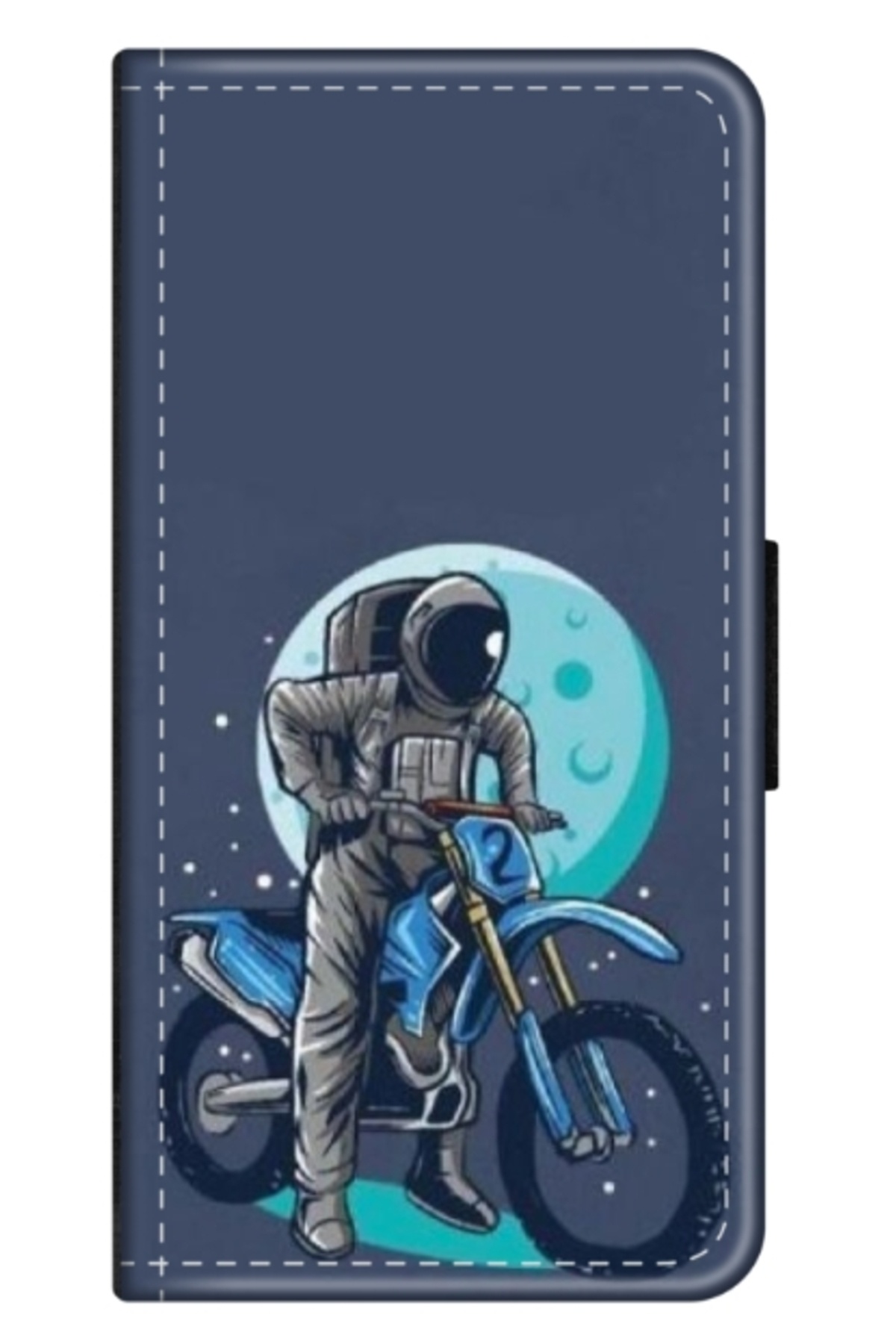 Atlas-Personalized Samsung Galaxy A22 book case, Biker Astronaout, , S1D1M0375 1