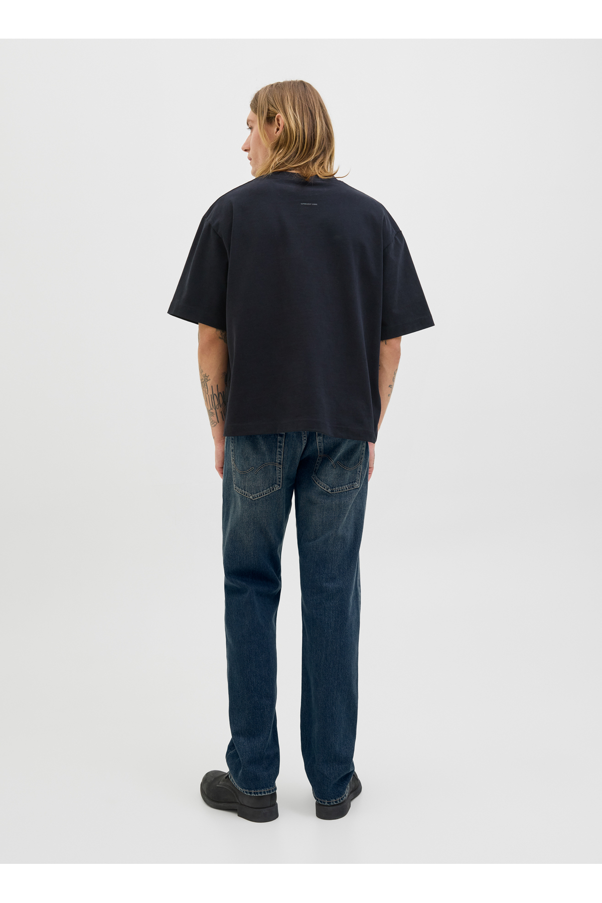 شلوار جین مردانه آبی رنگ کژوال ۱۲۲۷۸۲۷۰_JJICHRIS JJORIGINAL AKM ۹۱ جک اند جونز شلوار Jack & Jones