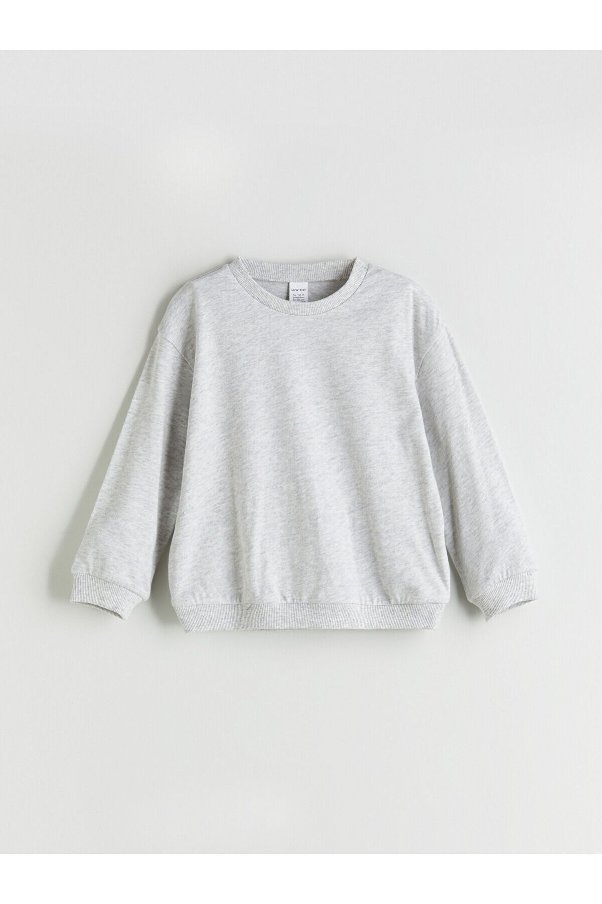 LC Waikiki Bisiklet Yaka Basic Erkek Bebek Sweatshirt fotoğrafı 7 (önizleme)