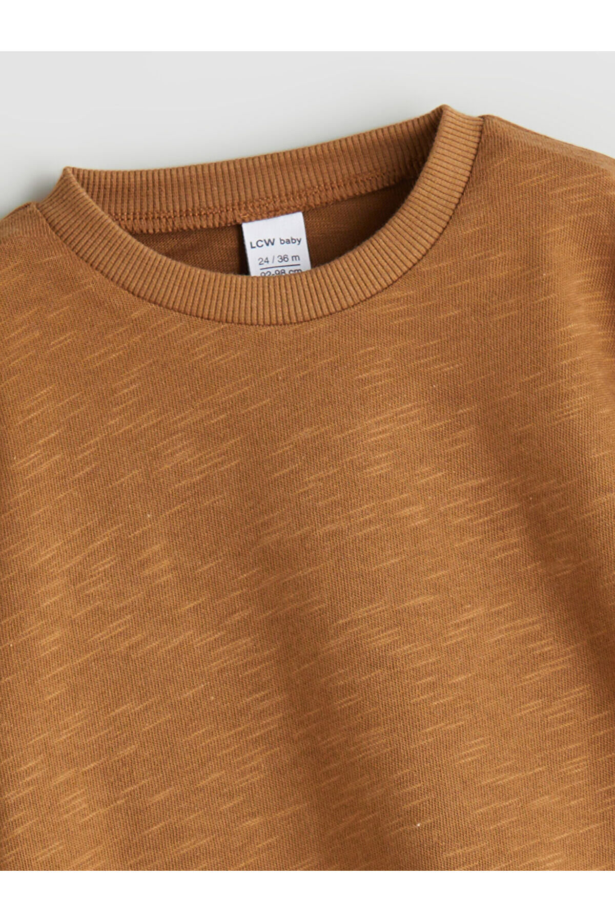 LC Waikiki Bisiklet Yaka Basic Erkek Bebek Sweatshirt fotoğrafı 6 (önizleme)
