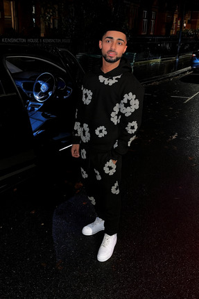 CLASSY.MODA Unisex Oversize 3 İplik Eşofman Takım 🌸⚡ Çiçek Desenli Hoodie ve...