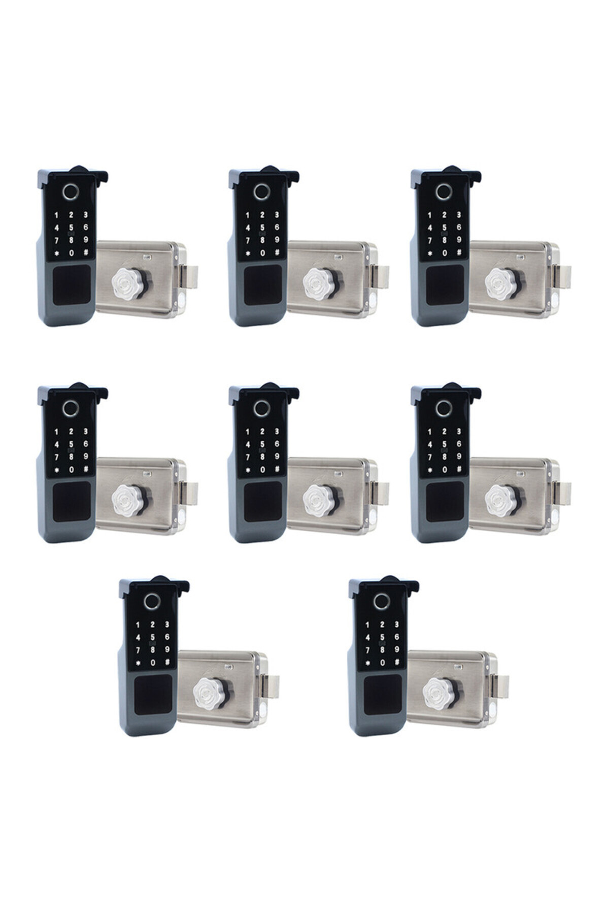 Taimi-Smart waterproof lock with fingerprint, password, IC card & Tuya app – 8 pcs 1