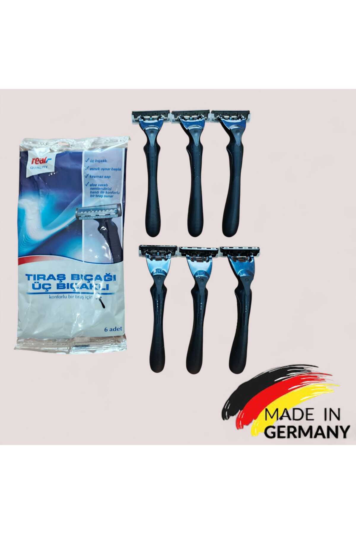 REAL Tıraş Bıçağı Üç Bıçaklı 2 Paket 12 Adet