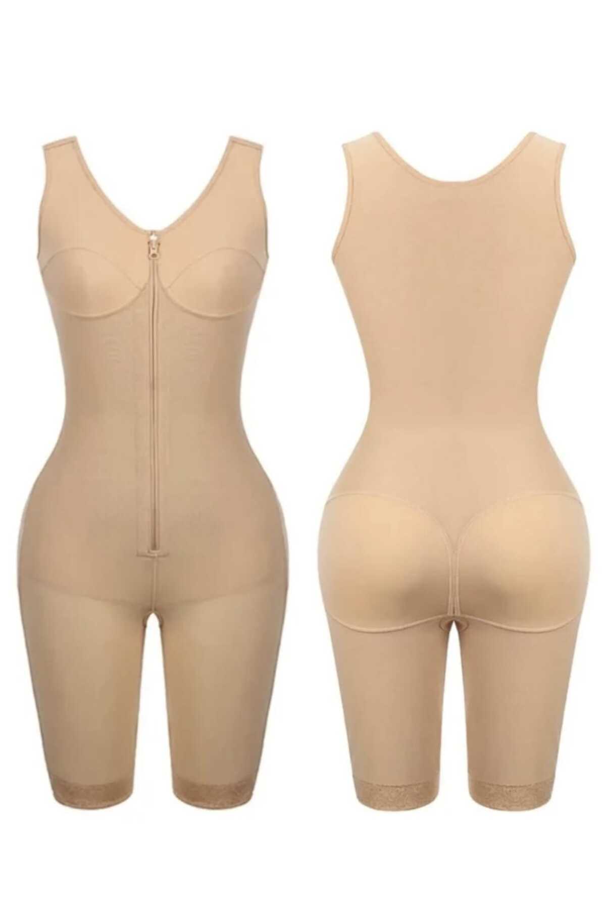 Fstyle-Post-operative body sculpting corset with zipper control, strong compression and daily use 1