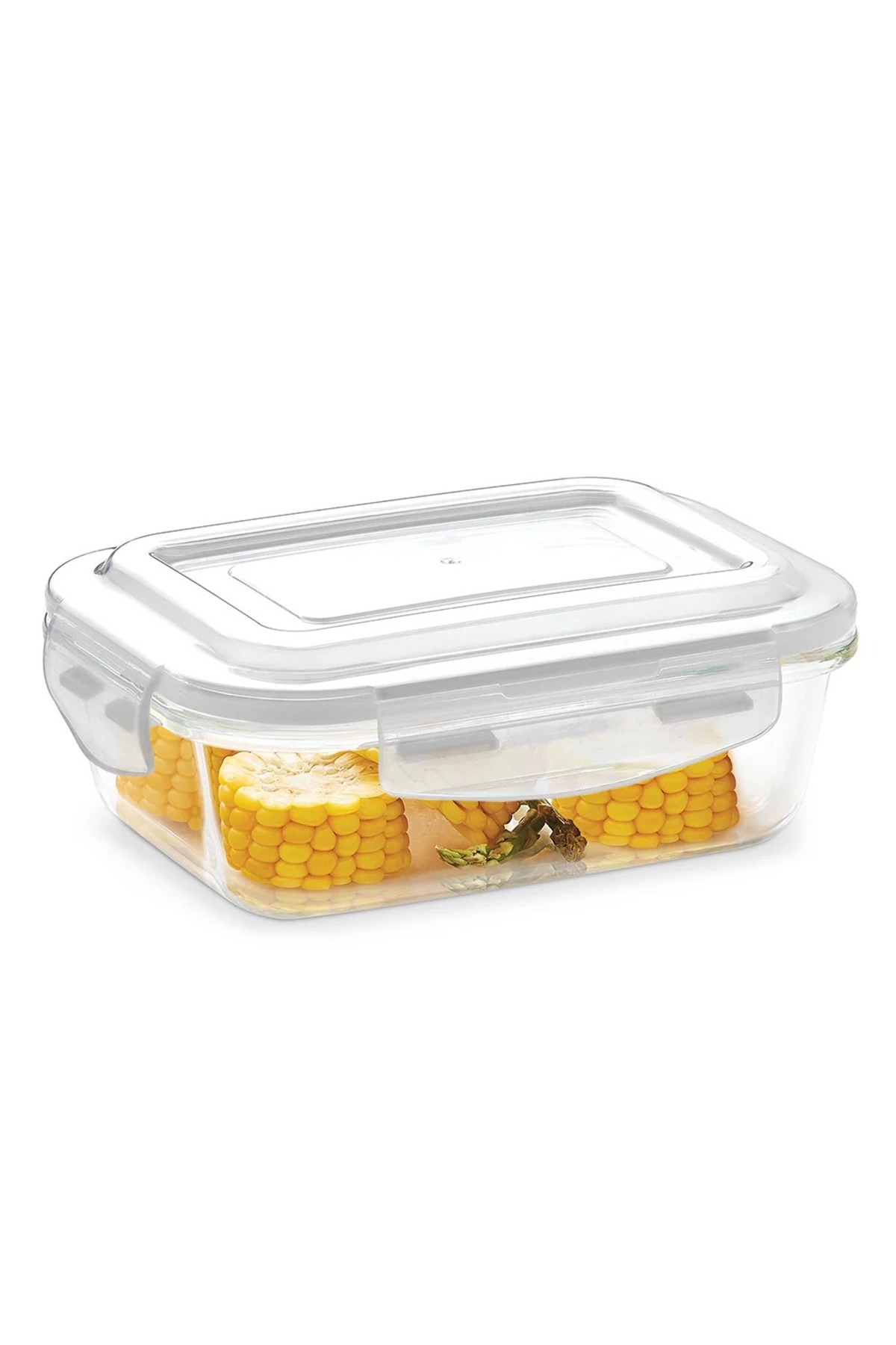 Borosil-Klip-n-store Rectangular Glass Storage Container With Air Tight Lid Food Storage Container 1.52 L 1